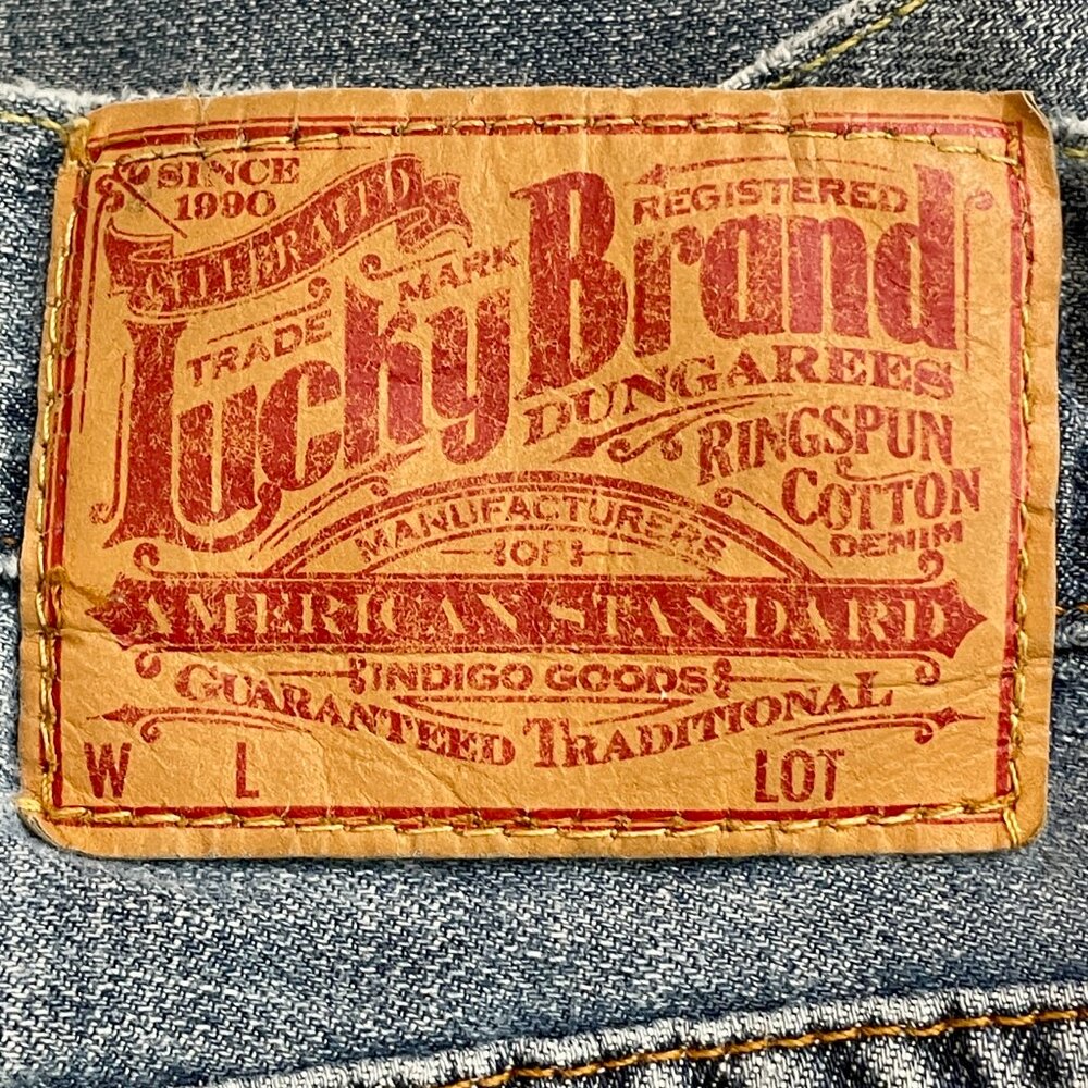 Lucky Brand Mens Jeans Straight Cut 100% Cotton  RN 80318